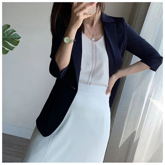 Damen Eleganter Blazer mit kurzem Arm Shop Nory