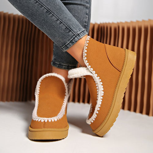 Damen Gefütterte Mokassin‑Ankleboots mit Teddyfutter und rutschfester Gummisohle Shop Nory