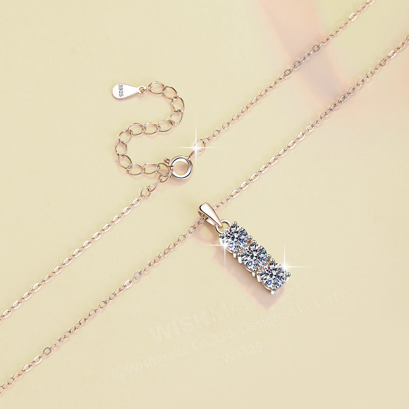 Damen Halskette mit funkelndem Zirkonia-Anhänger Shop Nory 1780916764