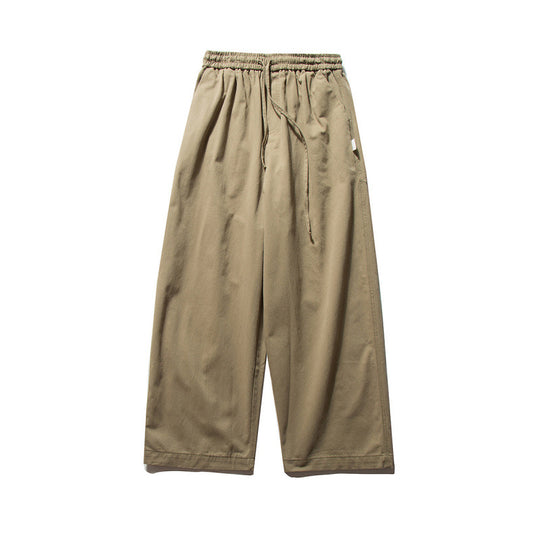 Unisex Weite Culotte-Hose mit elastischem Bund und Kordelzug Shop Nory