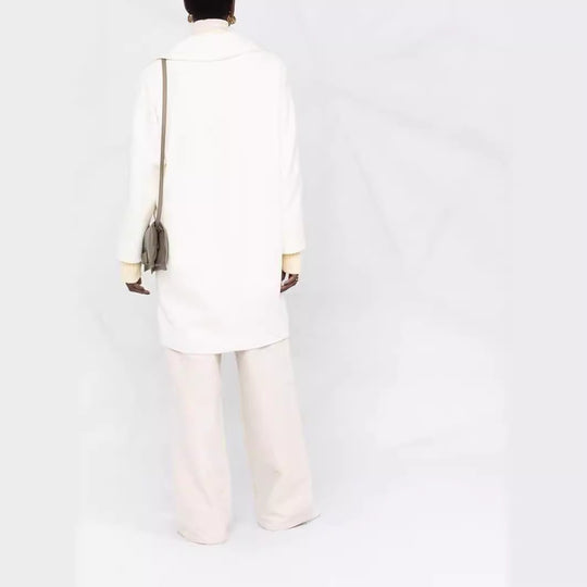 Damen Oversize Wollmix‑Mantel mit überschnittener Schulter und minimalistischer Knopfleiste Shop Nory