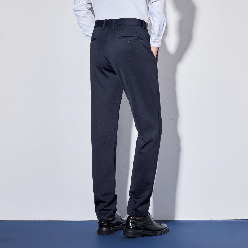 Herren Elegante Business-Hose mit geradem Schnitt und elastischem Bund Shop Nory
