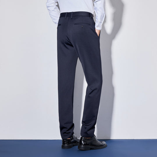 Herren Elegante Business-Hose mit geradem Schnitt und elastischem Bund Shop Nory