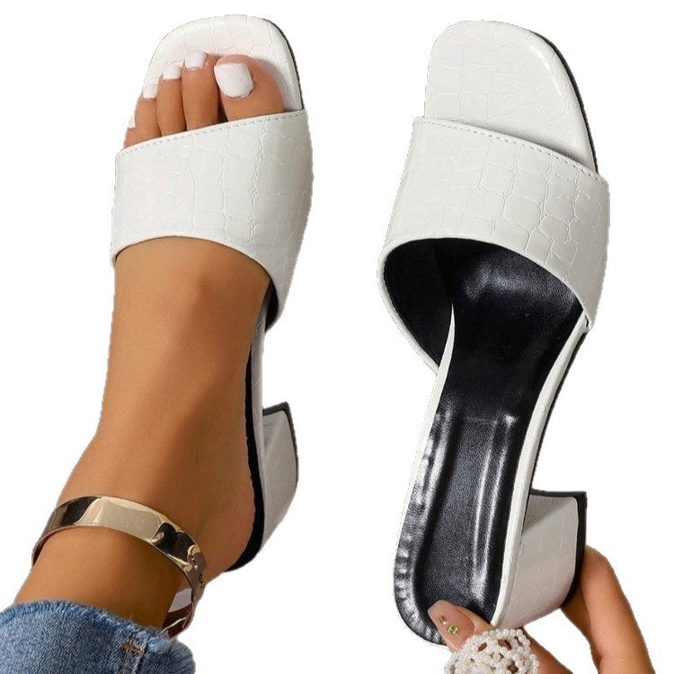 Damen Elegante Blockabsatz Sandaletten