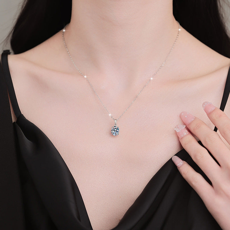 Damen Halskette mit elegantem Zirkonia-Anhänger Shop Nory