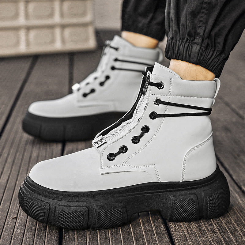 Damen robuste Combat Boots mit rutschfester Sohle und innovativem Schnürsystem