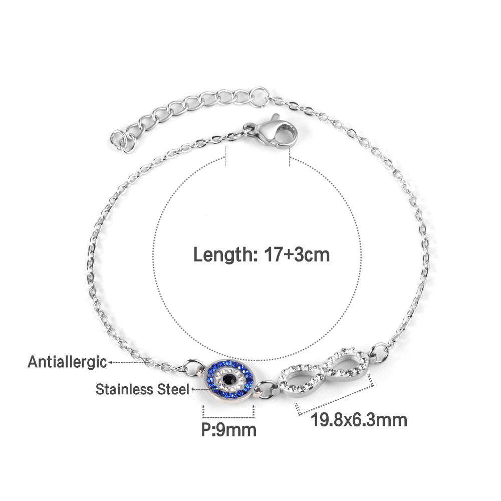 Damen Armband mit funkelnden Zirkonia-Akzenten und zeitgemäßem Design Shop Nory