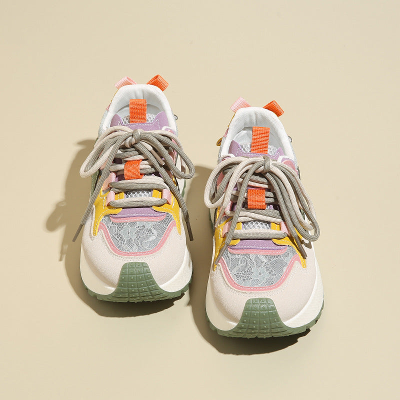 Damen Sportliche Sneaker mit atmungsaktiver Mesh-Oberfläche und innovativem Dämpfungssystem