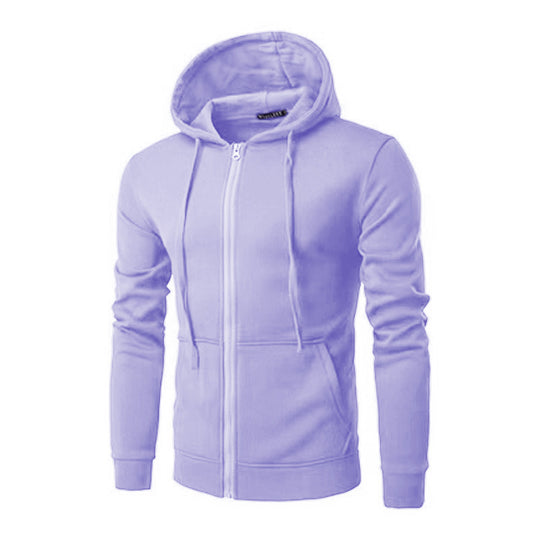 Herren nan Slim-Fit Kapuzensweatjacke mit mittigem Reißverschluss, doppellagiger Kapuze und praktischen Eingrifftaschen Shop Nory