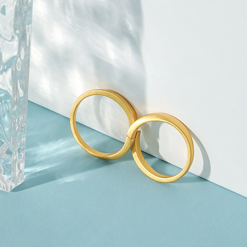 Damen Minimalistischer Goldring Shop Nory