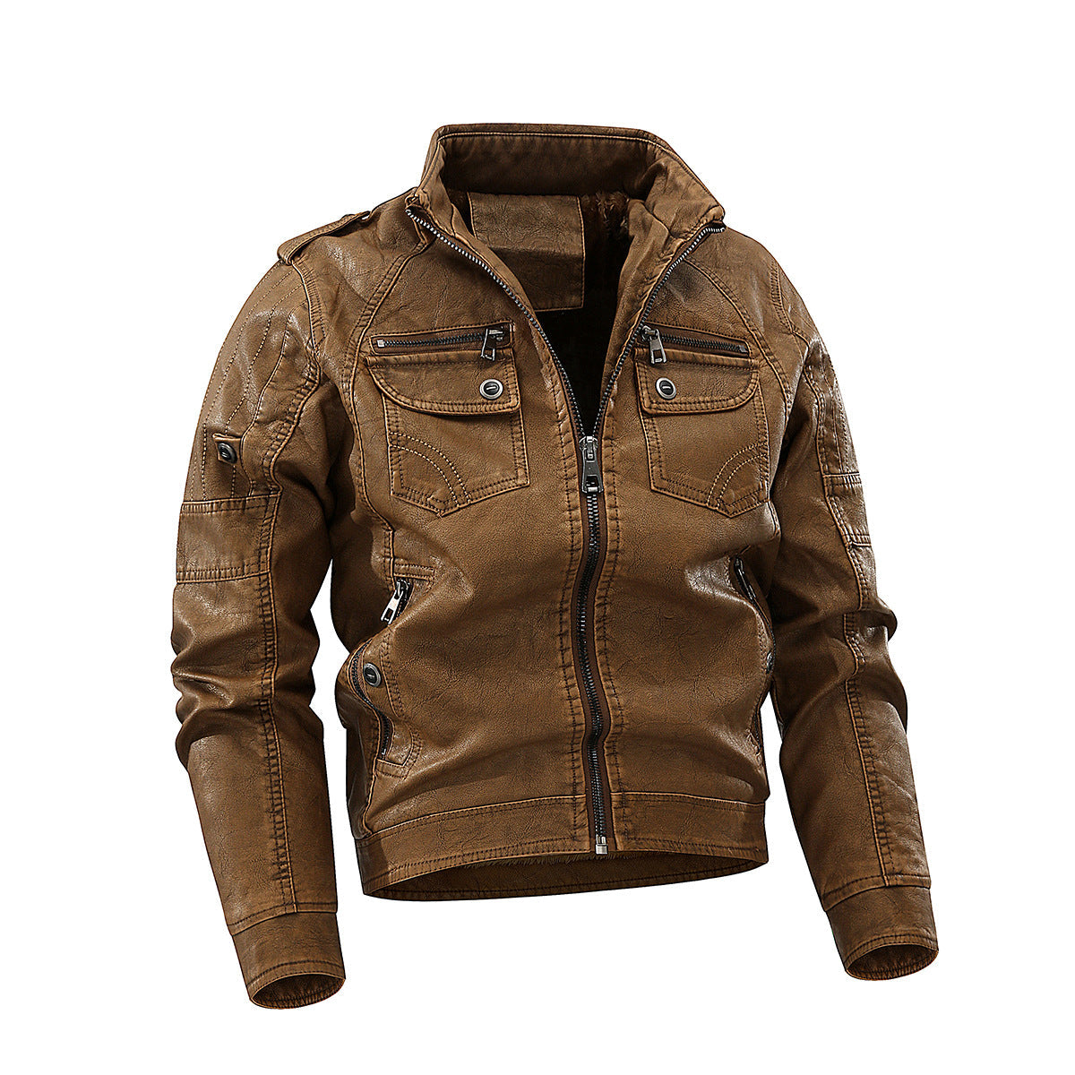 Herren elegante jacke mit praktischen Taschen und Reißverschlussdetails Shopnory