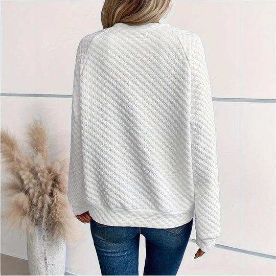Damen Modischer Stehkragen Pullover Shop Nory