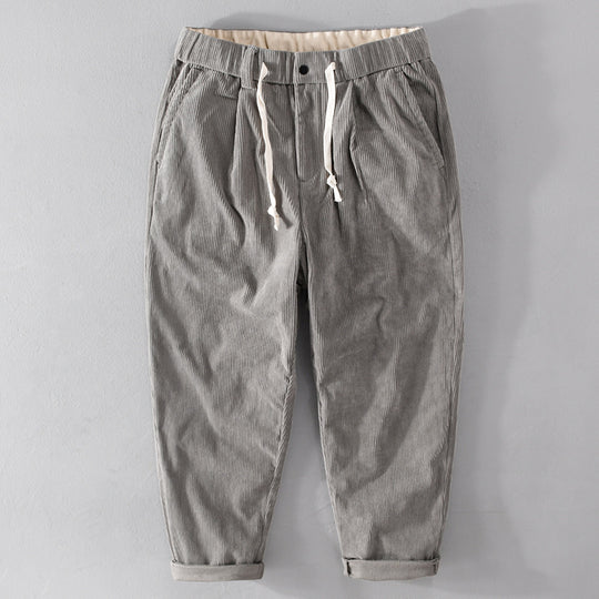 Herren Kordhose im Relaxed‑Tapered mit Kordelzugbund und Umschlag Shop Nory