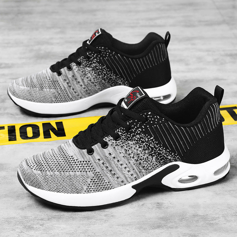 Herren nan leichter Strick-Running-Sneaker mit gepolsterter Fersenstütze und sichtbarer Luftkissen-Zwischensohle Shop Nory