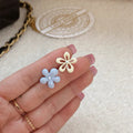 Damen Ohrringe mit charmantem Blumenmotiv aus hochwertigem Material Shop Nory