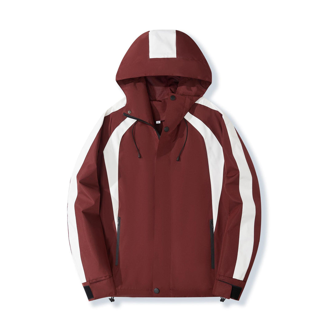 Damen Urbaner Kapuzen-Anorak mit kontrastierenden Bahnen, Mesh-Futter & verstellbarem Saum Shop Nory