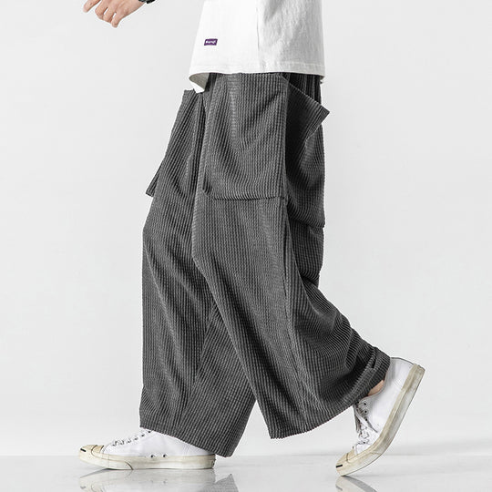 Herren Weite Cord-Culotte mit großen aufgesetzten Klappentaschen Shop Nory