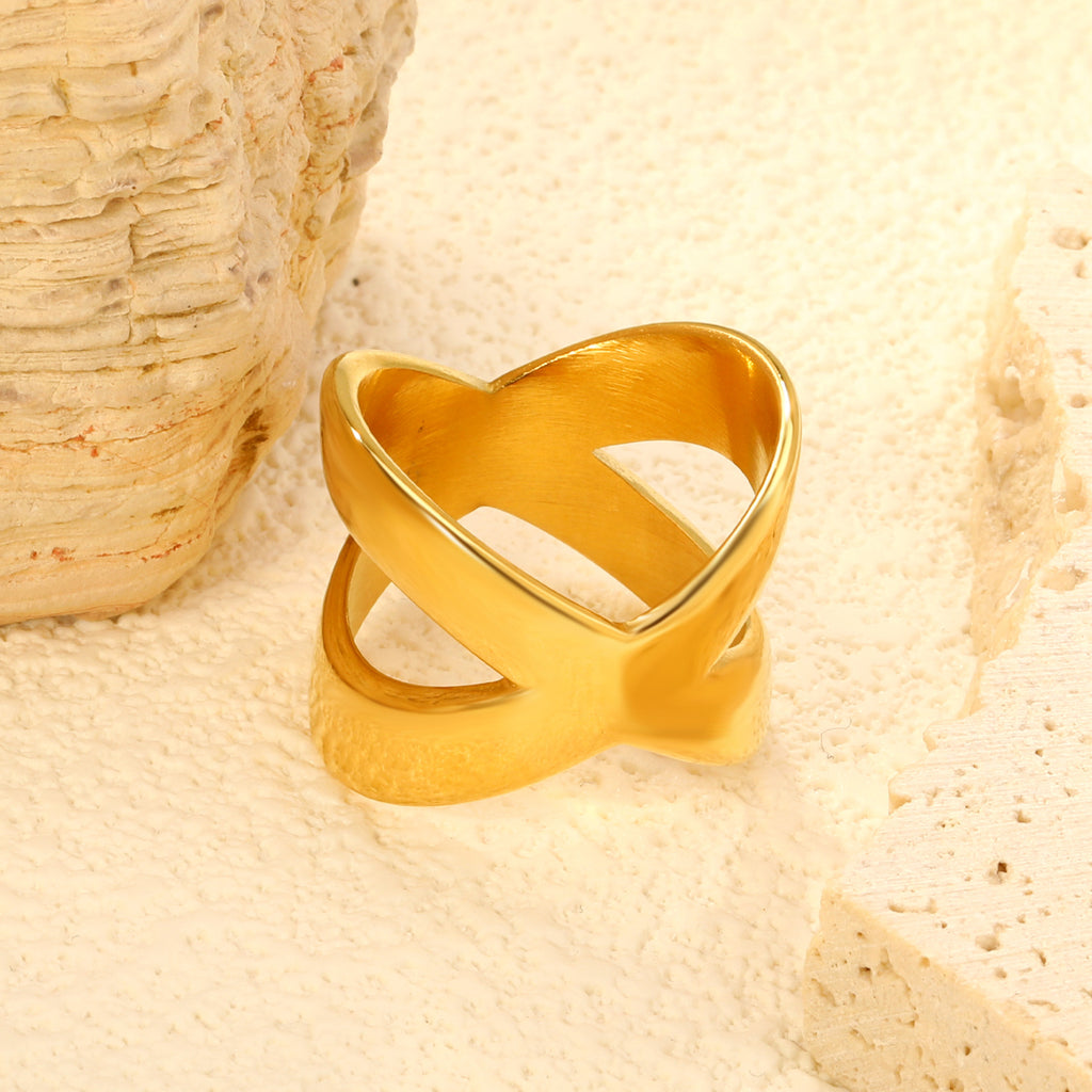 Damen verstellbarer Ring mit elegantem Twist-Design Shop Nory