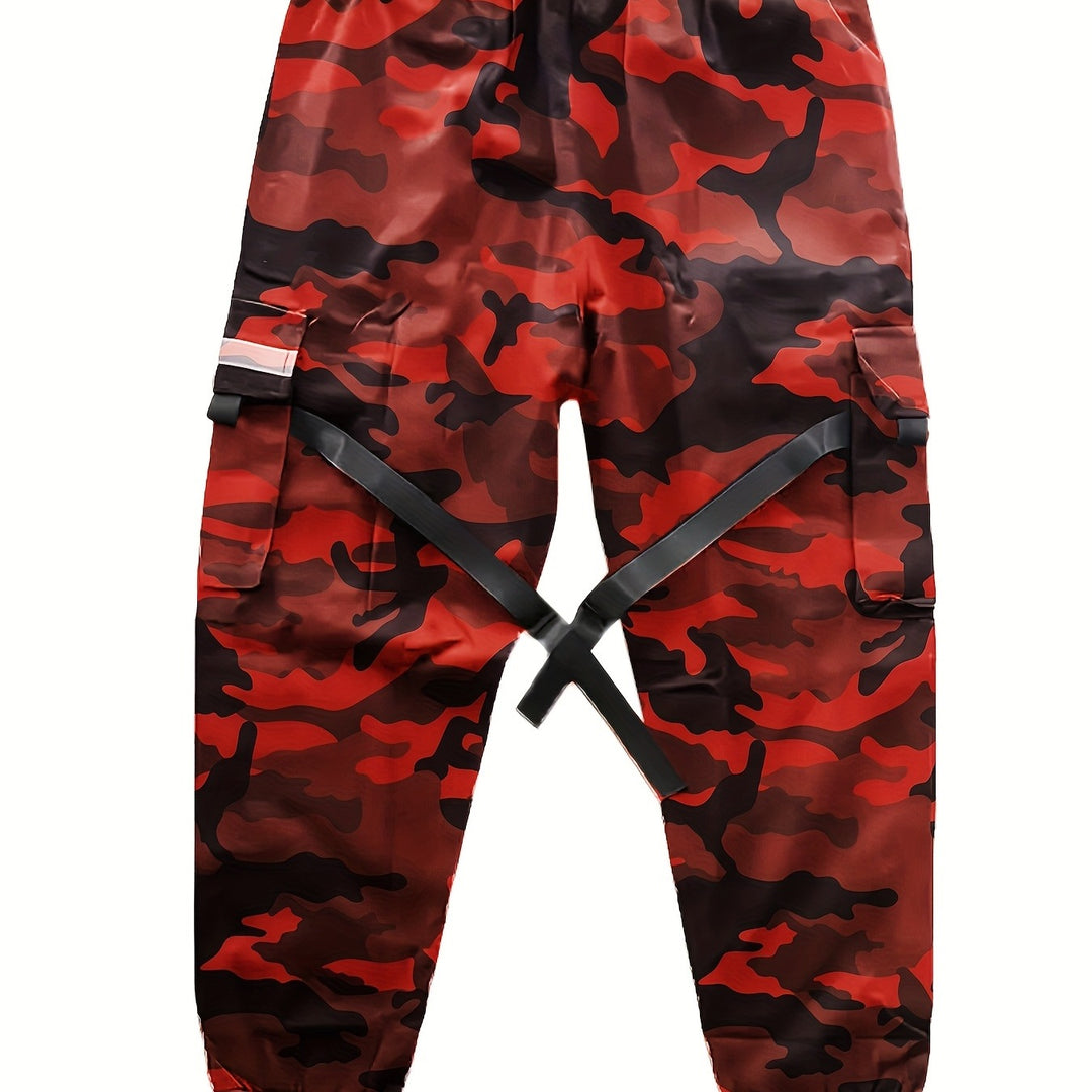 Herren Utility‑Cargo‑Jogginghose mit elastischem Bund, verstellbaren Beinriemen & Multifachtaschen Shop Nory
