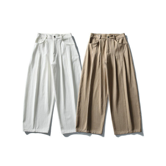Damen Hochtaillierte Culotte-Hose mit sichtbarer Bügelfalte und weitem Cropped‑Bein Shop Nory