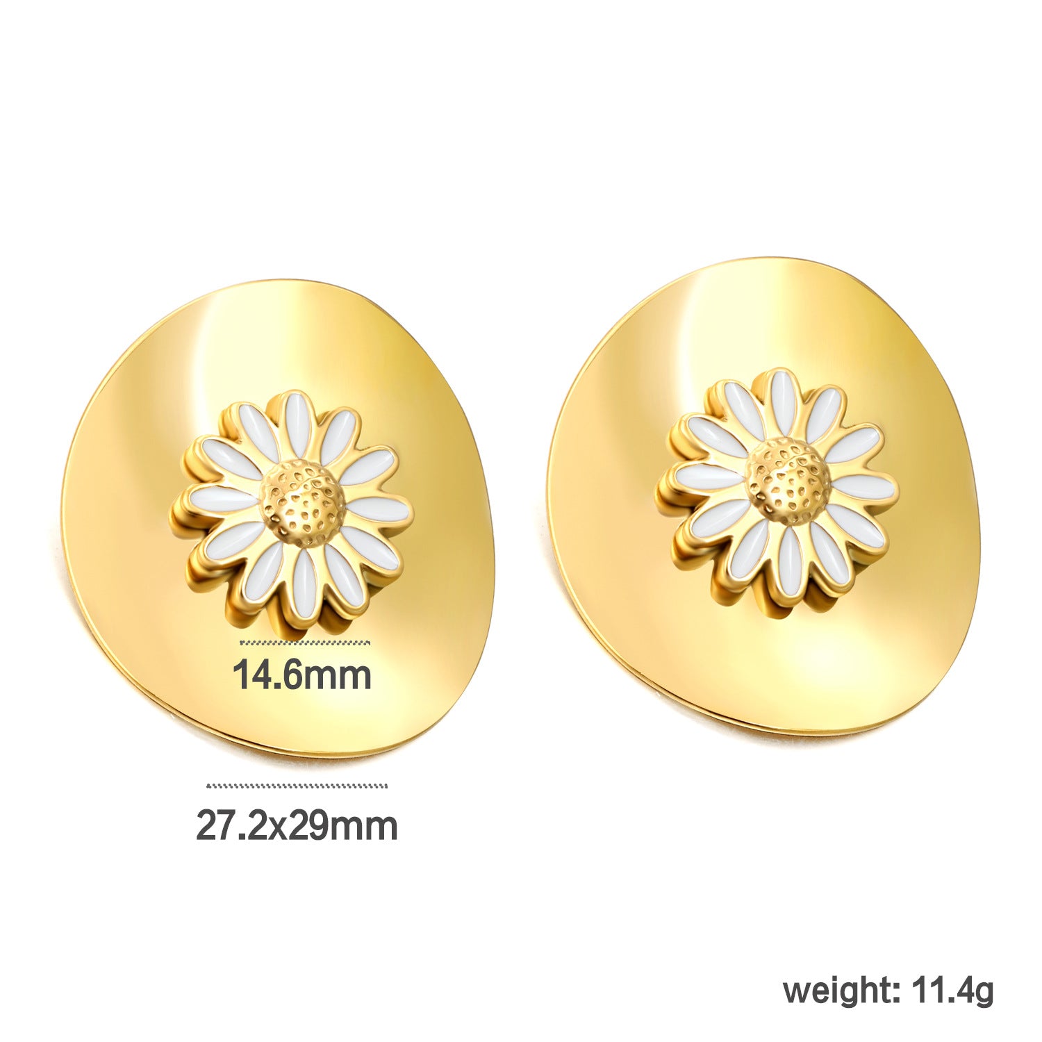 Damen Ohrstecker mit elegantem Muschel-Design und hochwertiger Perle Shop Nory