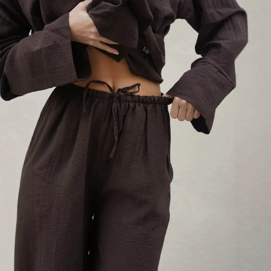 Damen Wickel-Blazer mit Bindegürtel, lässigem Oversize‑Schnitt und Reverskragen Shop Nory