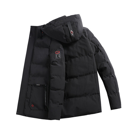 Herren wattierter Parka mit Kapuze und großen Fronttaschen Shop Nory