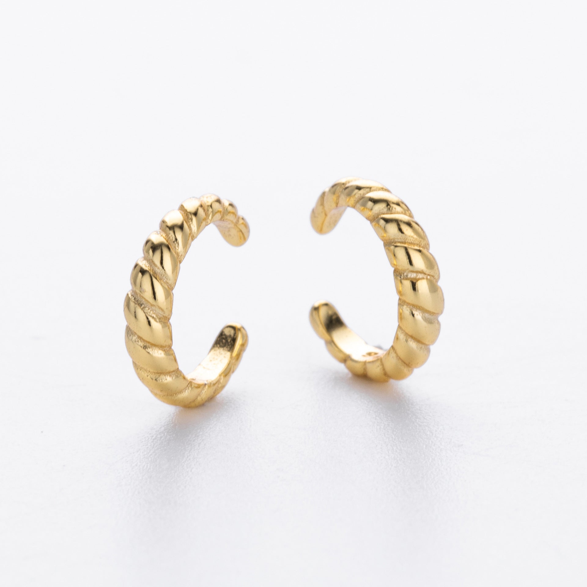 Damen Ohrhänger im eleganten Zopfmuster aus hochwertigem 925 Sterling Silber Shop Nory