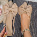 Damen Slingback Pumps mit charmantem Schleifenakzent und eleganter Spitze