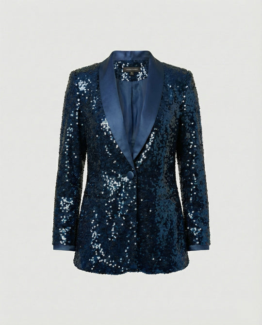 Damen Glitzernder Blazer