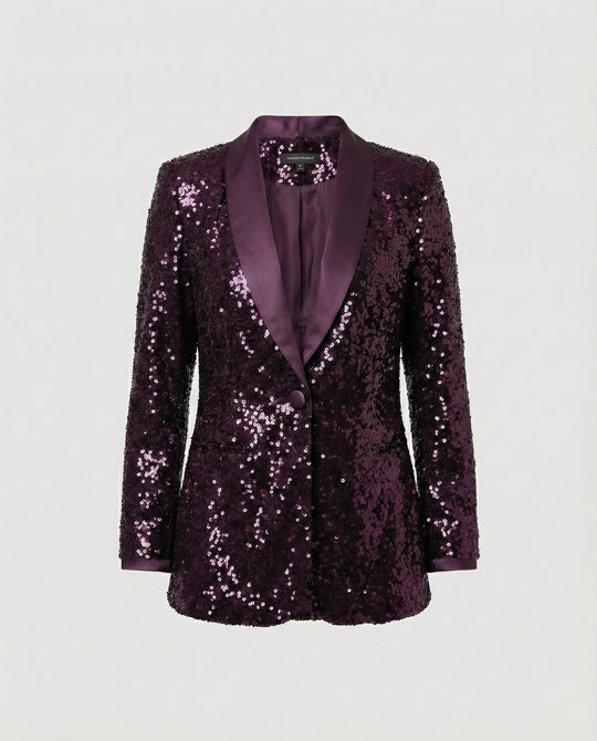 Damen Glitzernder Blazer