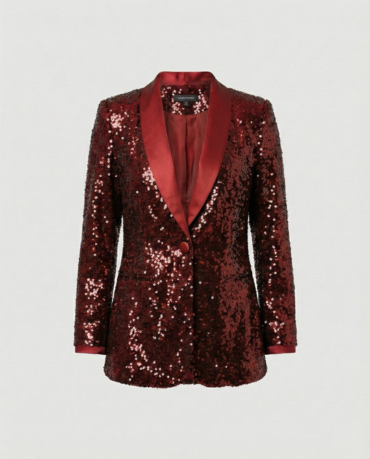Damen Glitzernder Blazer
