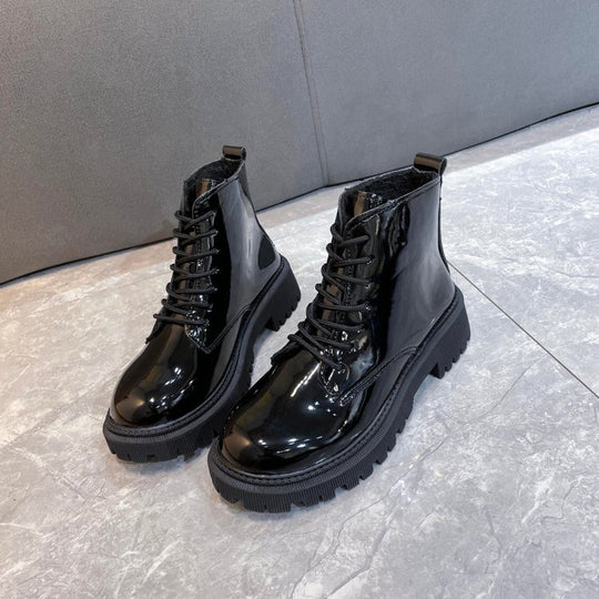 Damen Plateau-Schnürstiefelette mit robuster Profilsohle Shop Nory
