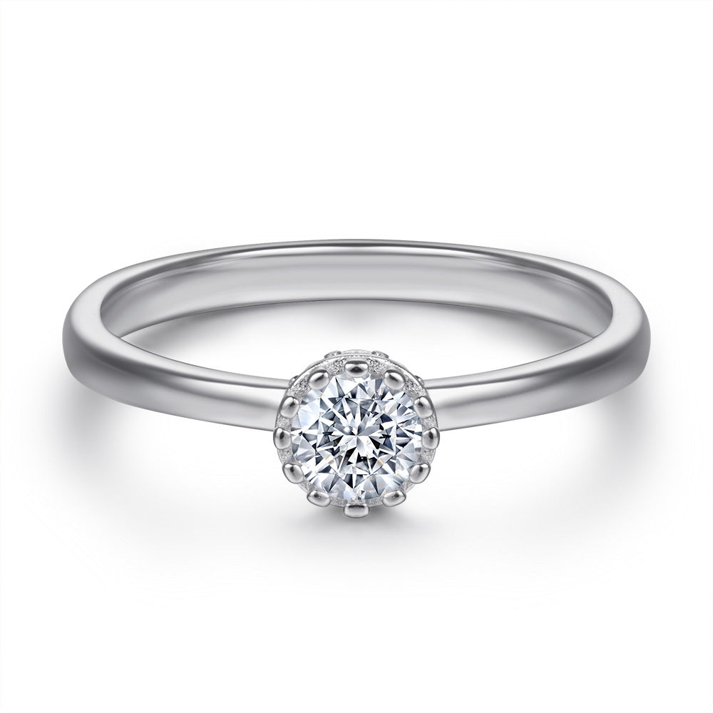 Damen Schmuckset mit funkelndem Kristallring, eleganten Ohrringen und zeitloser Halskette Shop Nory