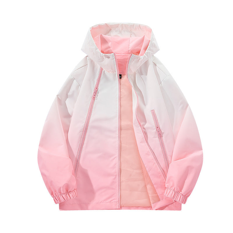 Herren Leichte Kapuzen-Windjacke mit asymmetrischen Reißverschlusstaschen und verstellbarem Saum Shop Nory