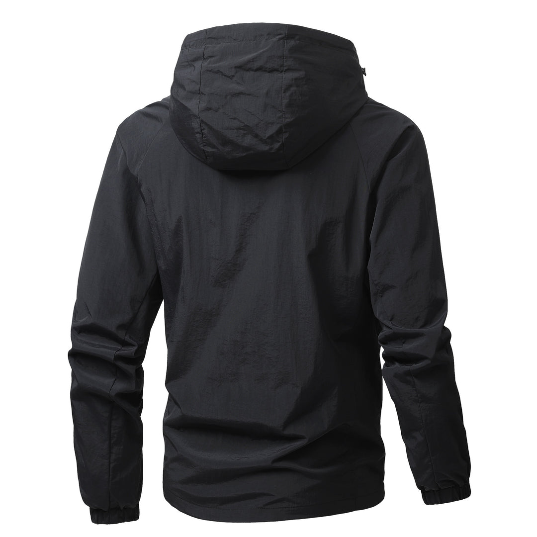 Herren Leichte Kapuzen-Übergangsjacke mit wind- und wasserabweisendem Funktionsmaterial Shop Nory