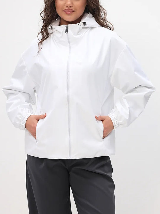 Damen Leichte Freizeitjacke mit Kapuze