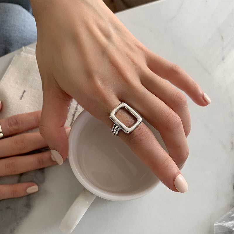 Damen Offener Ring mit modernem minimalistischen Design Shop Nory