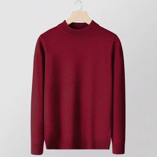 Damen Feinstrick-Stehkragenpullover aus Baumwollmix mit gerippten Bündchen Shop Nory