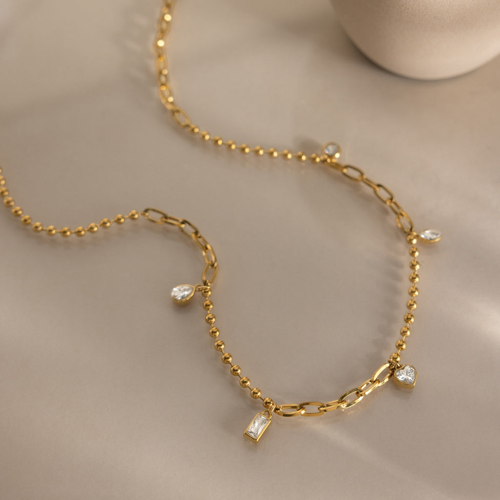 Damen elegante Halskette mit wasserfestem Design und hypoallergenen Eigenschaften Shop Nory