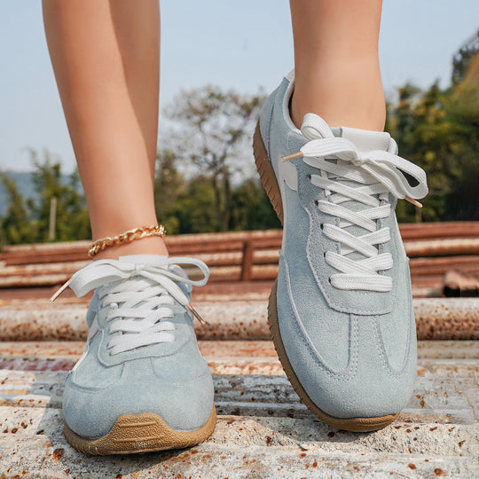 Damen Casual Sneakers aus hochwertigem Wildleder mit rutschfester Sohle