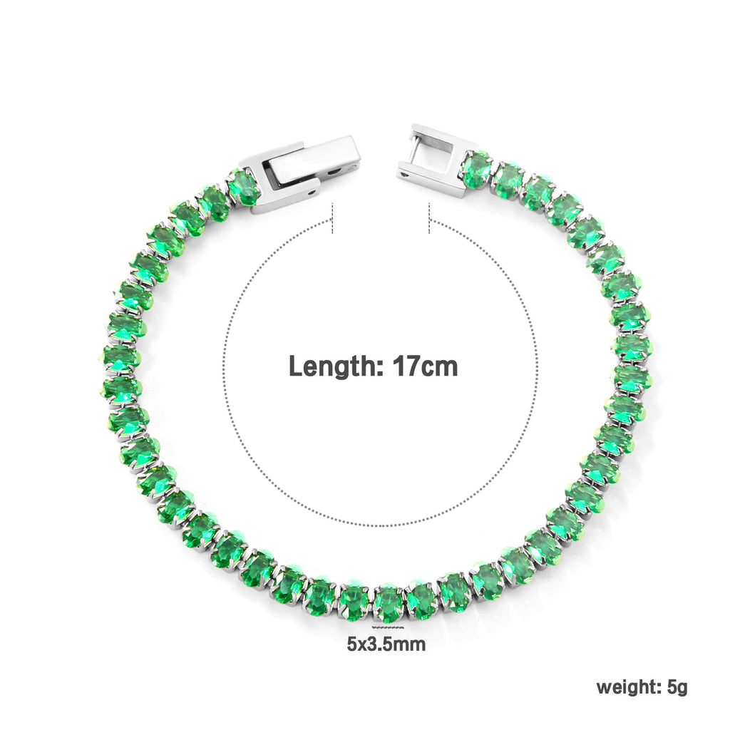 Damen Zierliches Armband mit funkelnden Zirkonia Shop Nory