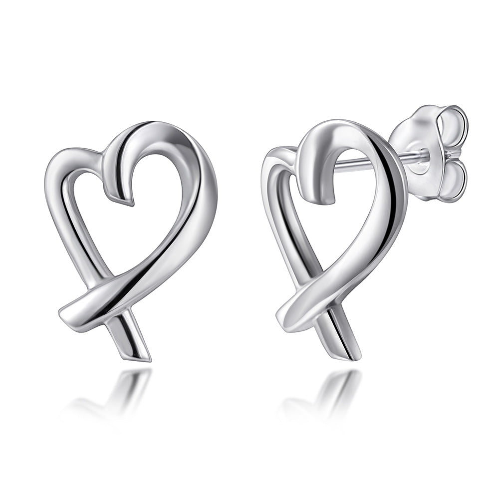 Damen Ohrringe mit quadratischem Zirkonia-Besatz Shop Nory