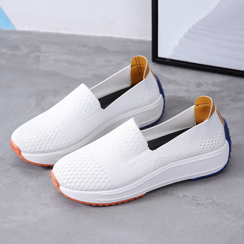 Damen Slip-On Plateausneaker mit gestricktem Obermaterial Shop Nory