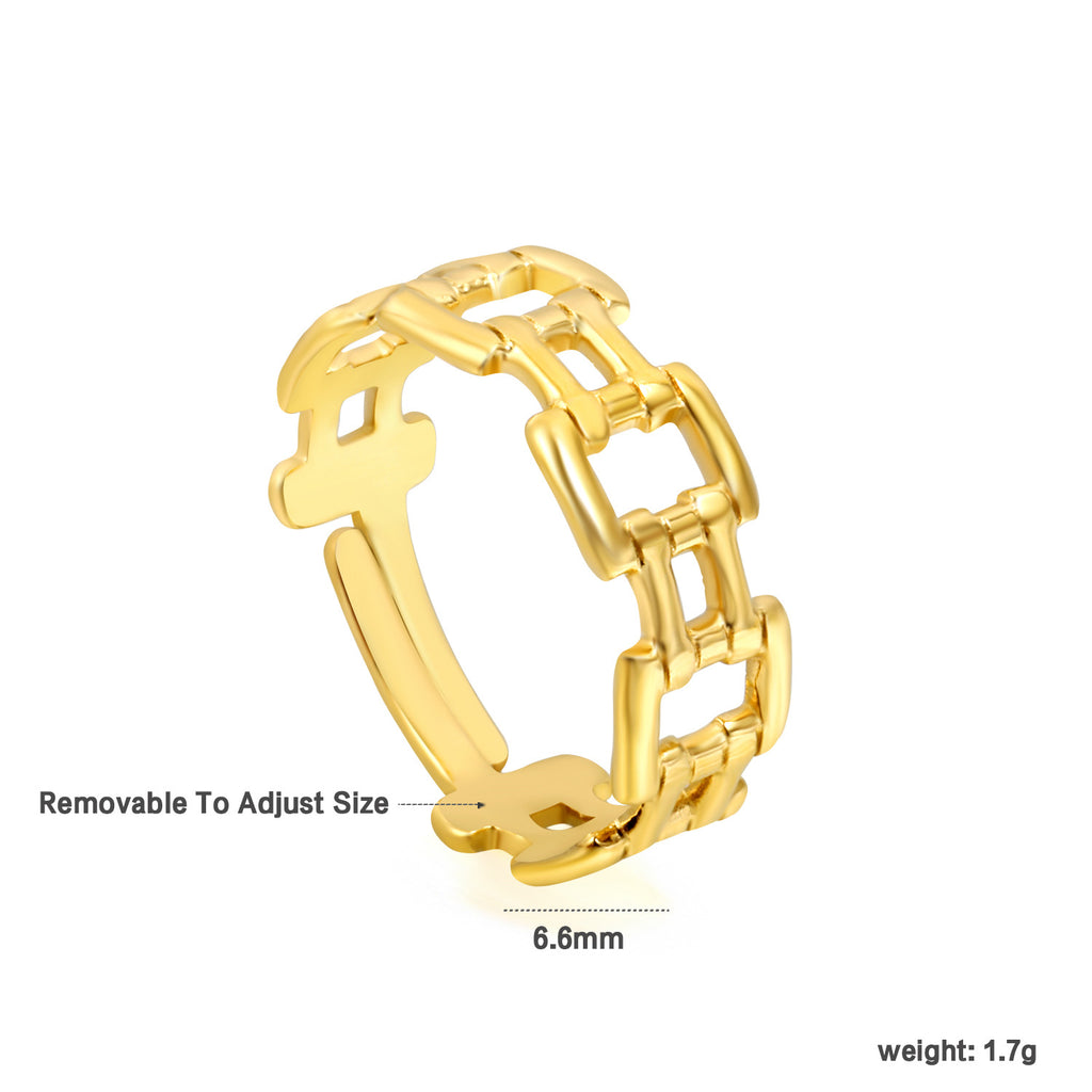 Damen Ring mit kunstvollem Schlangenmotiv und verstellbarem Design Shop Nory
