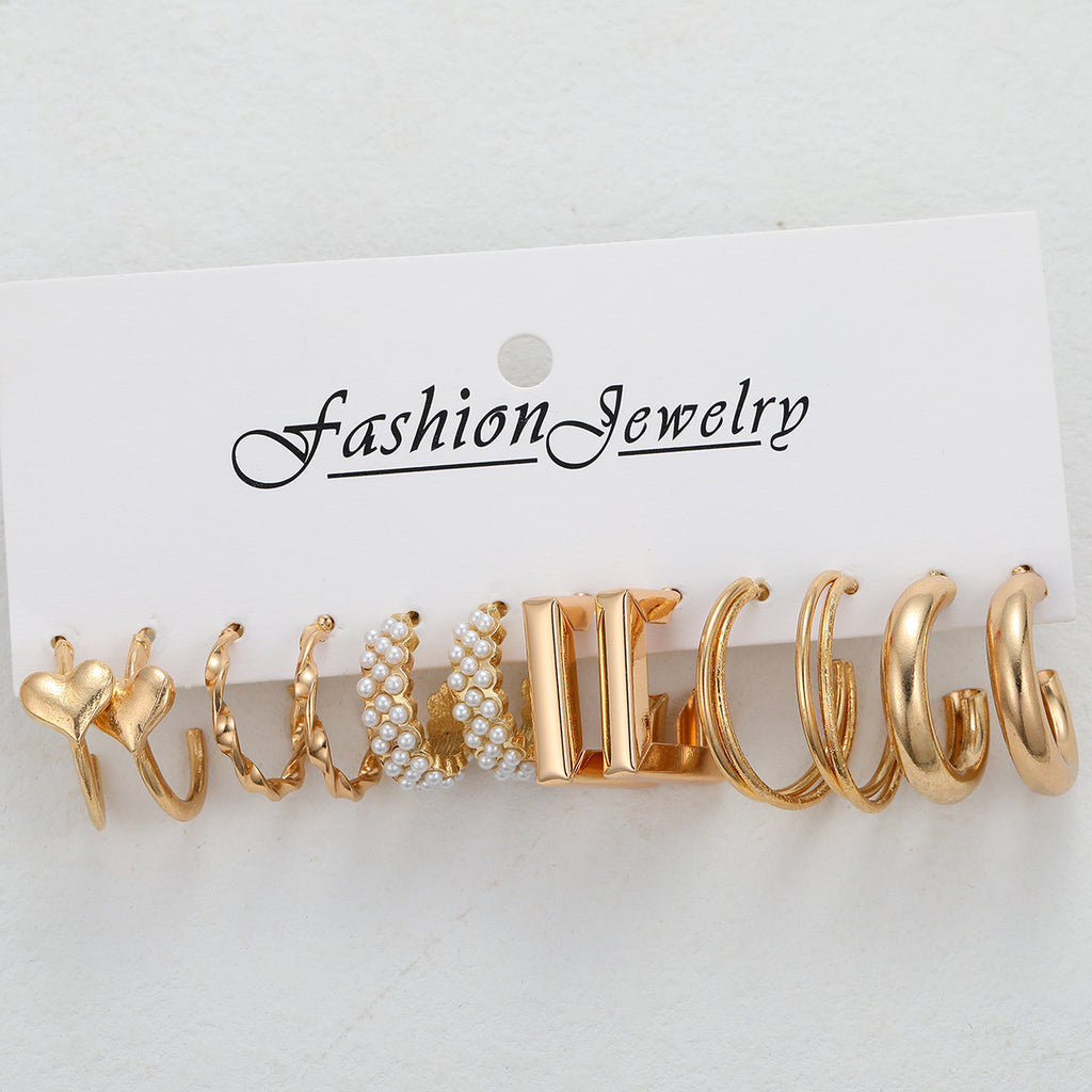 Damen Ohrstecker Set mit vielfältigen, kreativen Designs Shop Nory