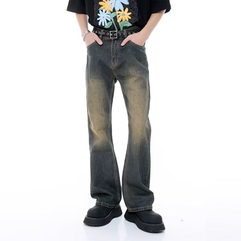Herren Lässige Hochtaillierte Jeans Shop Nory