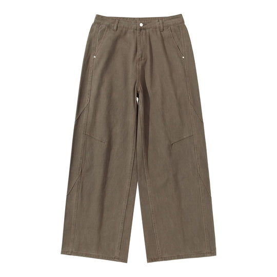 Damen Hochtaillierte Utility-Culotte-Hose mit weitem Bein und aufgesetzten Taschen Shop Nory