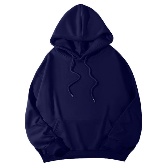 Unisex Oversize-Fleece-Hoodie mit tiefer Schulter, Kängurutasche und breitem Rippbund Shop Nory