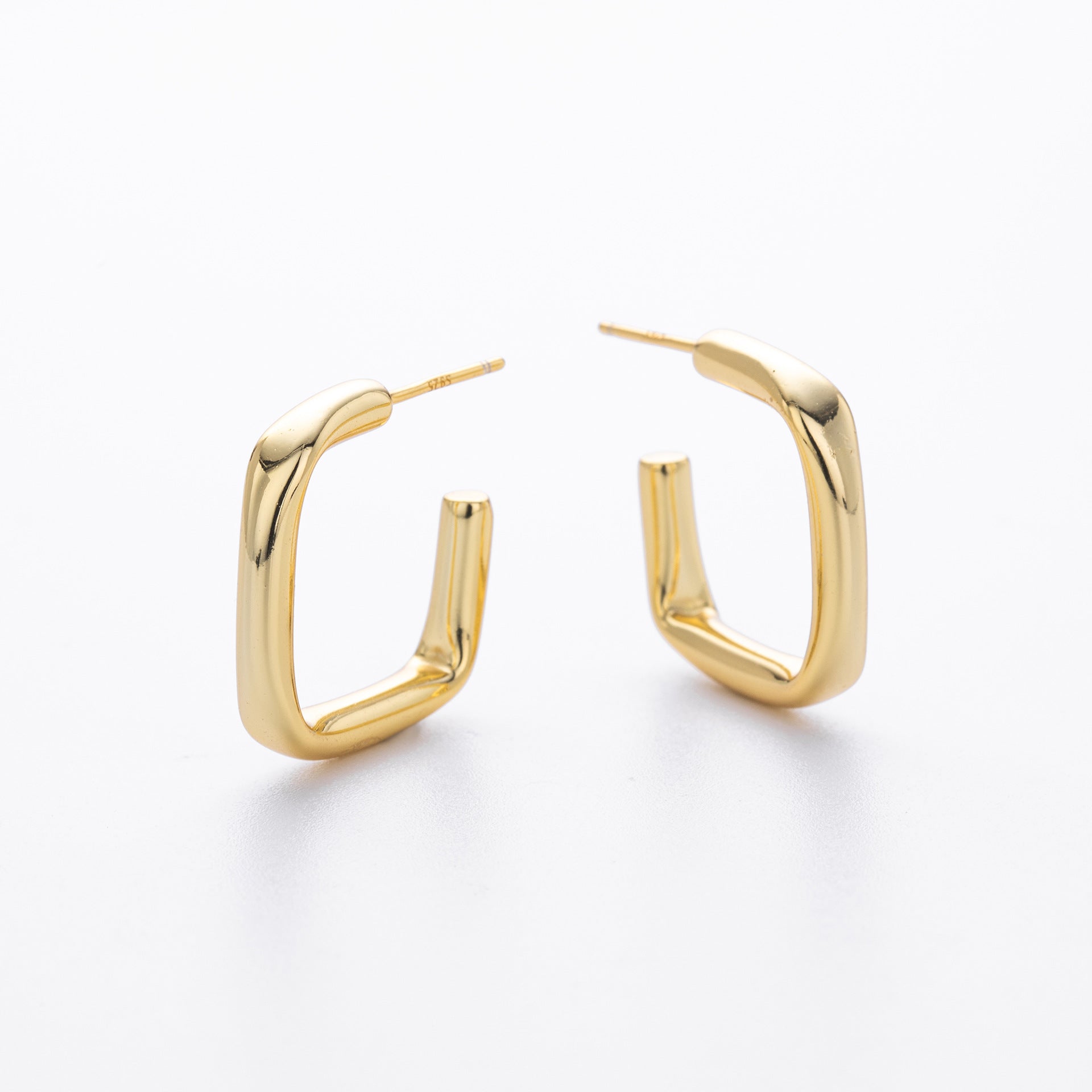 Damen Ohrhänger aus 925 Sterling Silber mit modernem minimalistischen Design Shop Nory